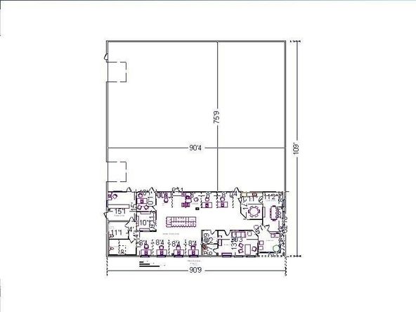 East Tampa / Brandon Warehouse w/ HVAC for Lease: 10350 Fisher Ave, Tampa, FL 33619